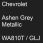 Preview: Chevrolet, Ashen Grey Metallic, WA810T / GLJ.